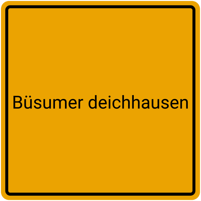 Meldebestätigung Büsumer Deichhausen